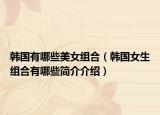 韩国有哪些美女组合（韩国女生组合有哪些简介介绍）