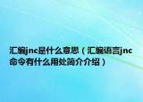 汇编jnc是什么意思（汇编语言jnc命令有什么用处简介介绍）