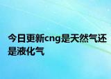 今日更新cng是天然气还是液化气