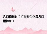 凡口铅锌矿（广东省仁化县凡口铅锌矿）
