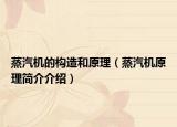 蒸汽机的构造和原理（蒸汽机原理简介介绍）