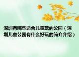 深圳有哪些适合儿童玩的公园（深圳儿童公园有什么好玩的简介介绍）