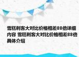 雪糕刺客大对比价格相差88倍详细内容 雪糕刺客大对比价格相差88倍具体介绍