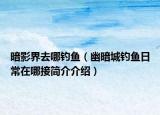 暗影界去哪钓鱼（幽暗城钓鱼日常在哪接简介介绍）