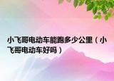 小飞哥电动车能跑多少公里（小飞哥电动车好吗）