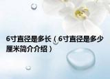 6寸直径是多长（6寸直径是多少厘米简介介绍）
