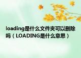 loading是什么文件夹可以删除吗（LOADING是什么意思）