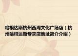 哈根达斯杭州西湖文化广场店（杭州哈根达斯专卖店地址简介介绍）