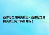 西游记之真假美猴王（西游记之真假美猴王简介简介介绍）