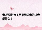 佛,组词拼音（用集组词佛的拼音是什么）