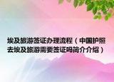 埃及旅游签证办理流程（中国护照去埃及旅游需要签证吗简介介绍）