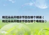 桃花朵朵开相亲节目在哪个频道（桃花朵朵开相亲节目在哪个电视台）