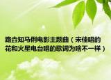 路垚知马俐电影主题曲（宋佳唱的花和火星电台唱的歌词为啥不一样）