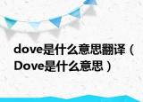 dove是什么意思翻译（Dove是什么意思）