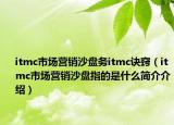 itmc市场营销沙盘务itmc诀窍（itmc市场营销沙盘指的是什么简介介绍）