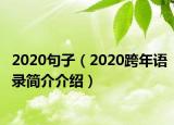 2020句子（2020跨年语录简介介绍）