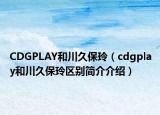 CDGPLAY和川久保玲（cdgplay和川久保玲区别简介介绍）