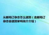 从邮局订杂志怎么送到（去邮局订杂志会送到家吗简介介绍）