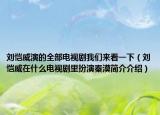 刘恺威演的全部电视剧我们来看一下（刘恺威在什么电视剧里扮演秦漠简介介绍）