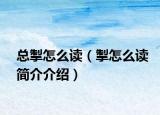 总掣怎么读（掣怎么读简介介绍）