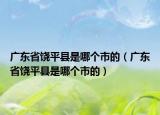 广东省饶平县是哪个市的（广东省饶平县是哪个市的）