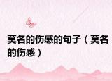莫名的伤感的句子（莫名的伤感）