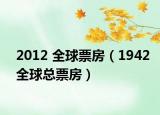 2012 全球票房（1942全球总票房）