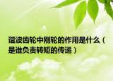 谐波齿轮中刚轮的作用是什么（是谁负责转矩的传递）