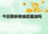 今日更新老抽是酱油吗