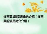 红罂粟1演员表角色介绍（红罂粟的演员简介介绍）