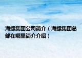 海螺集团公司简介（海螺集团总部在哪里简介介绍）