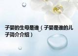 子婴的生母是谁（子婴是谁的儿子简介介绍）