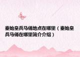 秦始皇兵马俑地点在哪里（秦始皇兵马俑在哪里简介介绍）