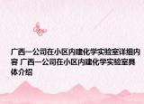 广西一公司在小区内建化学实验室详细内容 广西一公司在小区内建化学实验室具体介绍
