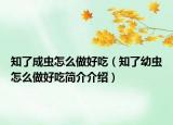 知了成虫怎么做好吃（知了幼虫怎么做好吃简介介绍）