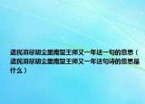 遗民泪尽胡尘里南望王师又一年这一句的意思（遗民泪尽胡尘里南望王师又一年这句诗的意思是什么）