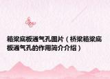 箱梁底板通气孔图片（桥梁箱梁底板通气孔的作用简介介绍）