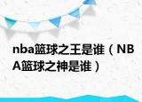 nba篮球之王是谁（NBA篮球之神是谁）