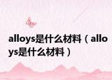 alloys是什么材料（alloys是什么材料）