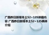 广西昨日新增本土52+135详细内容 广西昨日新增本土52+135具体介绍