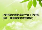 小时候玩的泡泡龙叫什么（小时候玩过一种泡泡龙求游戏名字）