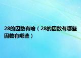 28的因数有啥（28的因数有哪些因数有哪些）