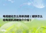 电视磁化怎么简单消磁（磁铁怎么给电视机消磁简介介绍）