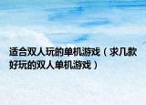 适合双人玩的单机游戏（求几款好玩的双人单机游戏）