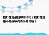 枝折花落是四字词语吗（枝折花落是不是四字词语简介介绍）