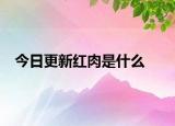 今日更新红肉是什么