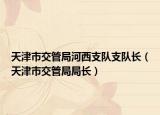 天津市交管局河西支队支队长（天津市交管局局长）
