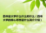 四书是大学什么什么和什么（四书大学的核心思想是什么简介介绍）