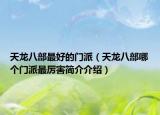 天龙八部最好的门派（天龙八部哪个门派最厉害简介介绍）