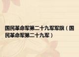 国民革命军第二十九军军旗（国民革命军第二十九军）
